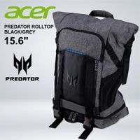 MOCHILA 15.6'' ACER PREDATOR ROLLTOP GAMING BLACK GREY
