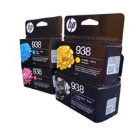 KIT TINTA HP 938 NEGRO CIAN YELLOW MAGENTA