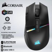 MOUSE GAMING CORSAIR DARKSTAR WIRELESS RGB WIRELESS 26K DPI