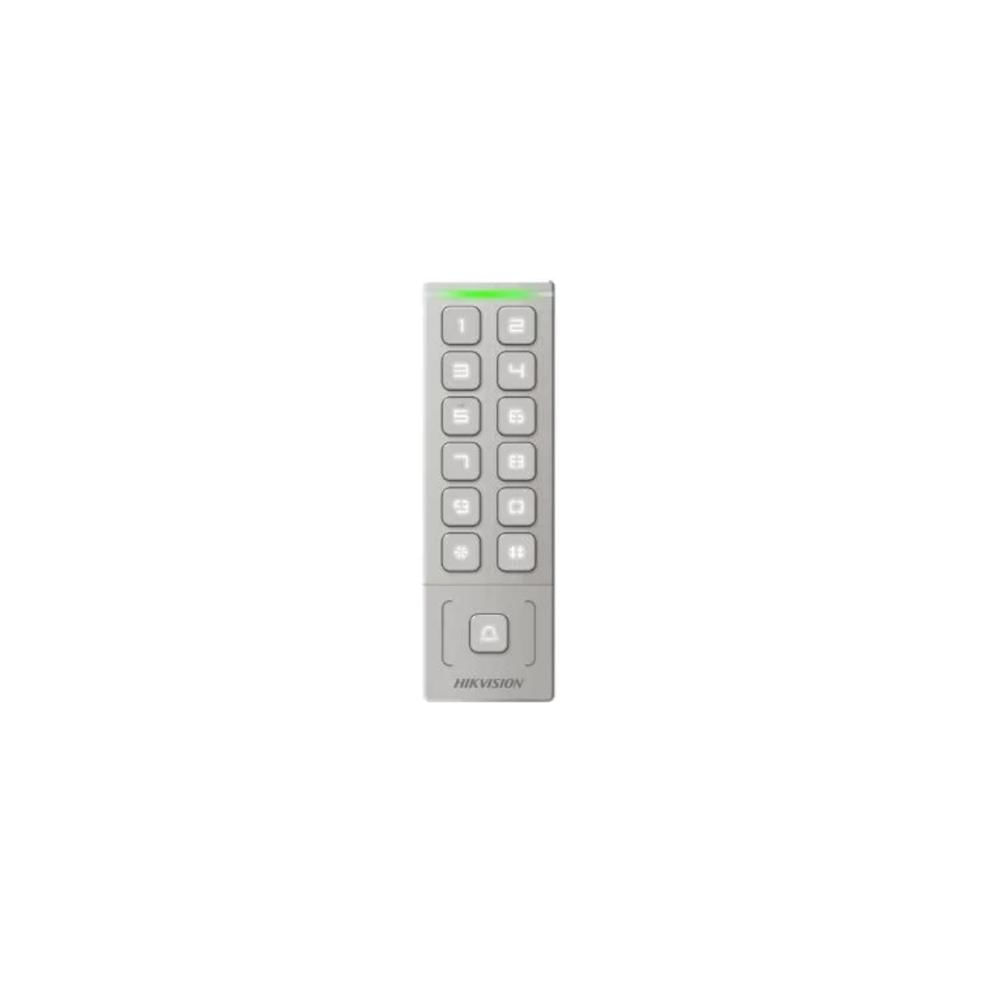 CONTROL DE ACCESO EXTERIOR CON TARJETA Y CLAVE HK-DS-K1T809EX - IP65