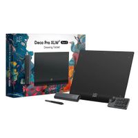 Tableta Grafica XP PEN Deco Pro XLW Gen 2 15 pulg 16K niveles USB C y Bluetooth Lápiz digital X3 Pro
