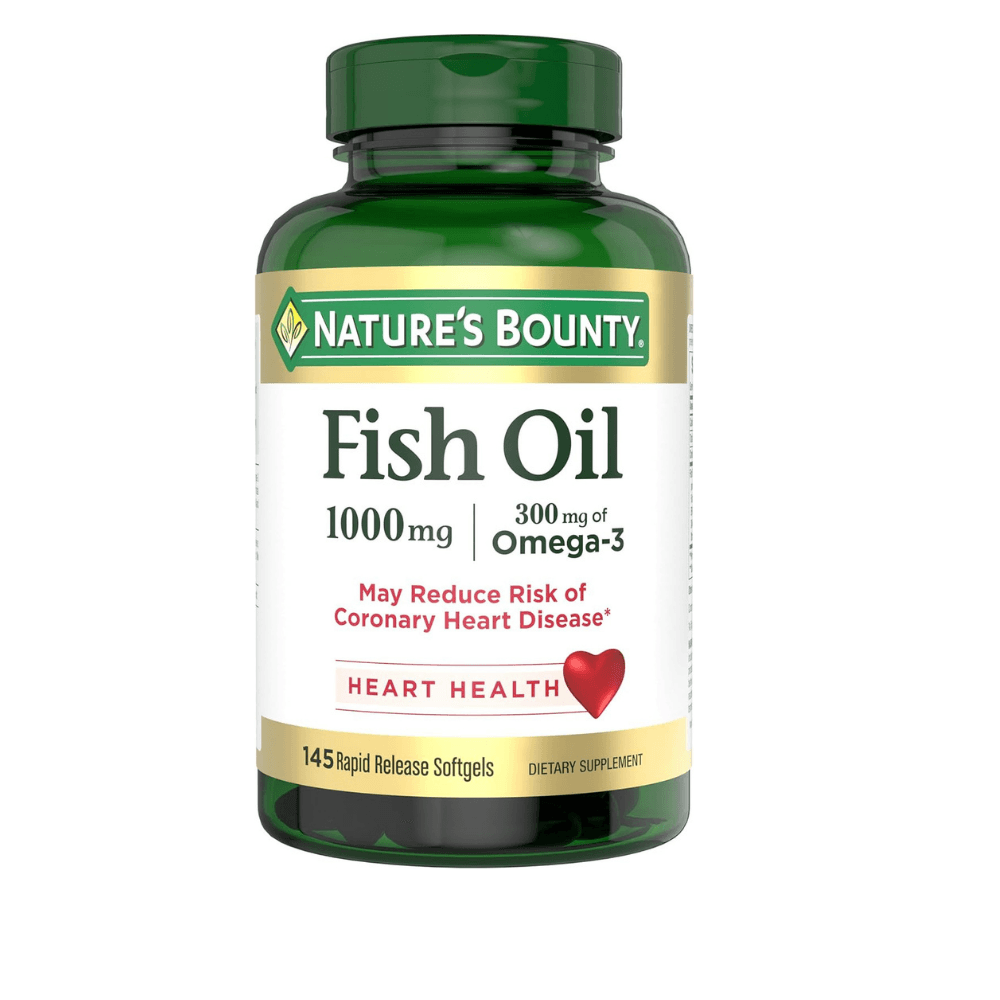 Aceite de Pescado Nature's Bounty 1000mg 145 Cápsulas Blandas