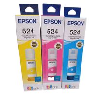 PACK X3 TINTA EPSON 524 COLORES CMY