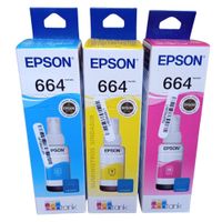 PACK X3 TINTA EPSON 664 COLORES CMY