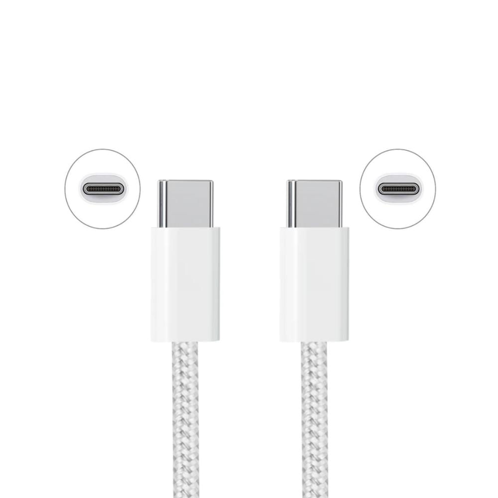 Cable C a C 60W Carga Rápida 1m Enmallado