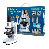 Set Laboratorio Microscopio Portátil Ciencia Educativo 1200x