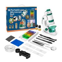 Kit Laboratorio Microscopio Portátil Ciencia Educativo