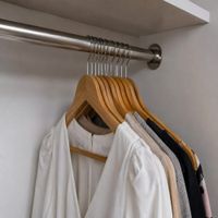 Set De 50 Ganchos Para Ropa Percha Colgador Organizador