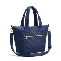 LONCHERA EJECUTIVA THERMOS BOLSO TOTE TERMICO QUILTED AZUL
