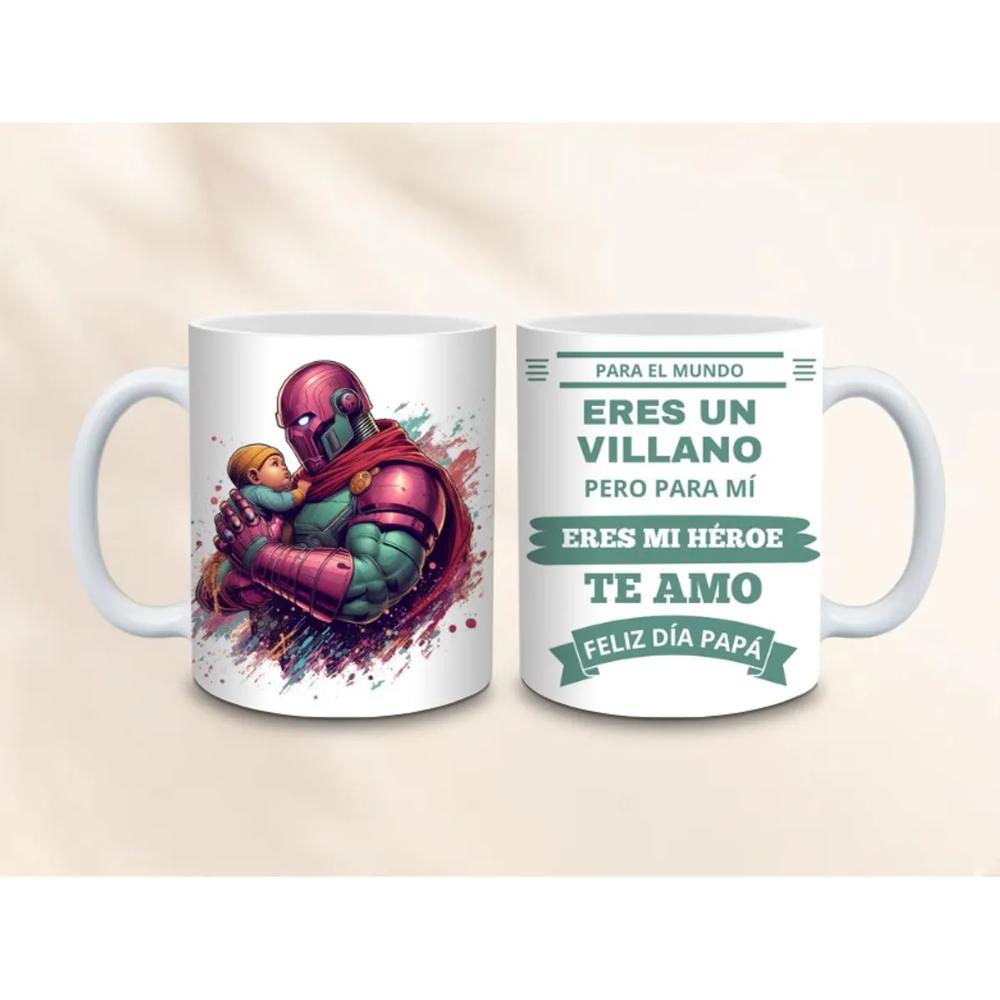 TAZA VILLANOS DE COLECCIÓN 11 OZ – PARA PADRE