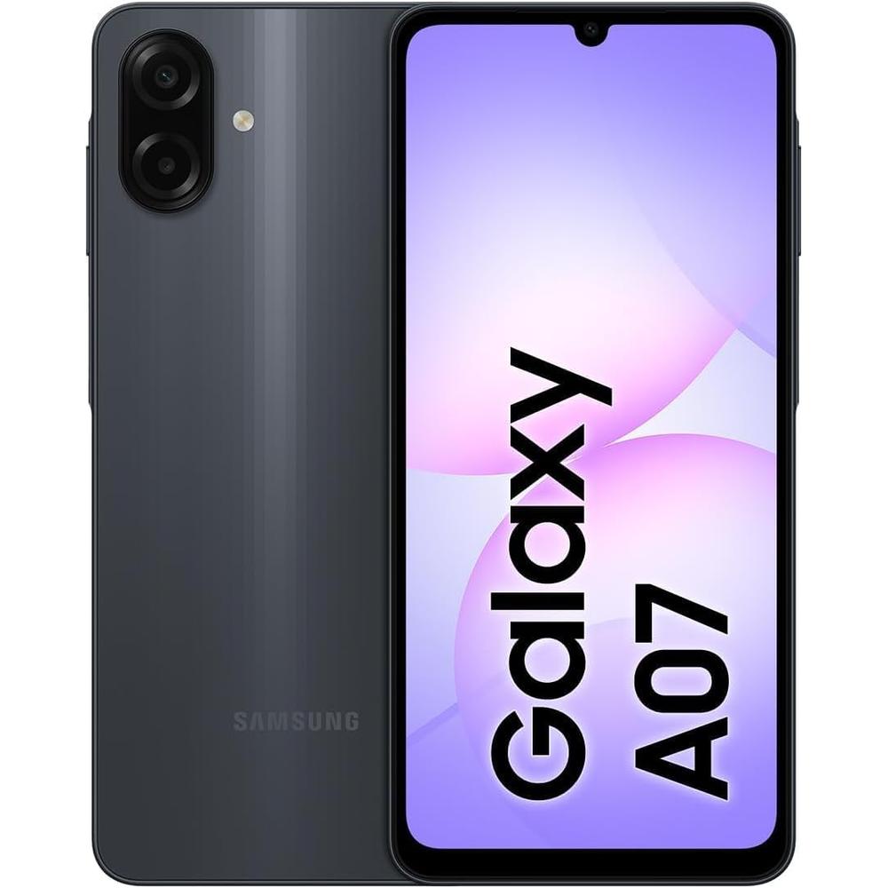 CELULAR SAMSUNG GALAXY A07 4G AI SM-A075-DS 4GB RAM 128GB DUAL SIM 6.7 CÁMARA DUAL - NEGRO