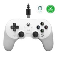Mando con Cable Pro 2 8BitDo para Xbox Series X S Xbox One y Windows 10-11 - Blanco