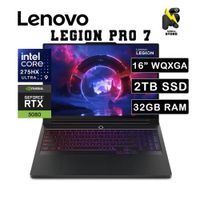 LAPTOP LENOVO LEGION PRO 7  INTEL CORE U9-275HX  32GB   2 TB SSD   RTX 5080   16 WQXGA OLED
