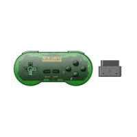 Mando Inalámbrico SN30 2.4G 8BitDo para SNES-SFC Original - Verde transparente