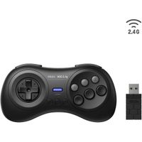 Mando Inalámbrico M30 2.4G para Sega Genesis Mini Mega Drive Mini y Switch 8BitDo  Negro