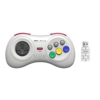 Mando Inalámbrico M30 2.4G para Sega Genesis Mini Mega Drive Mini y Switch 8BitDo - Blanco