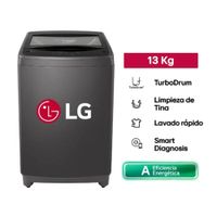 Lavadora LG 13Kg WT13BVTB Negro Claro