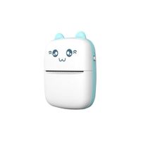 Mini Impresora Portátil Térmica Recargable Celeste