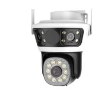Cámara De Seguridad TRIPLE LENTE Exterior Giratorio 855F