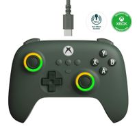 Mando con Cable Ultimate C 8BitDo para Xbox Series X-S One y Wind 10-11 - Verde oscuro