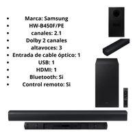 Soundbar Samsung Dolby Atmos 2.1 Ch HW-B450F