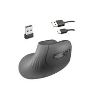 Mouse Inalambrico Vertical Ergonómico Recargable D6