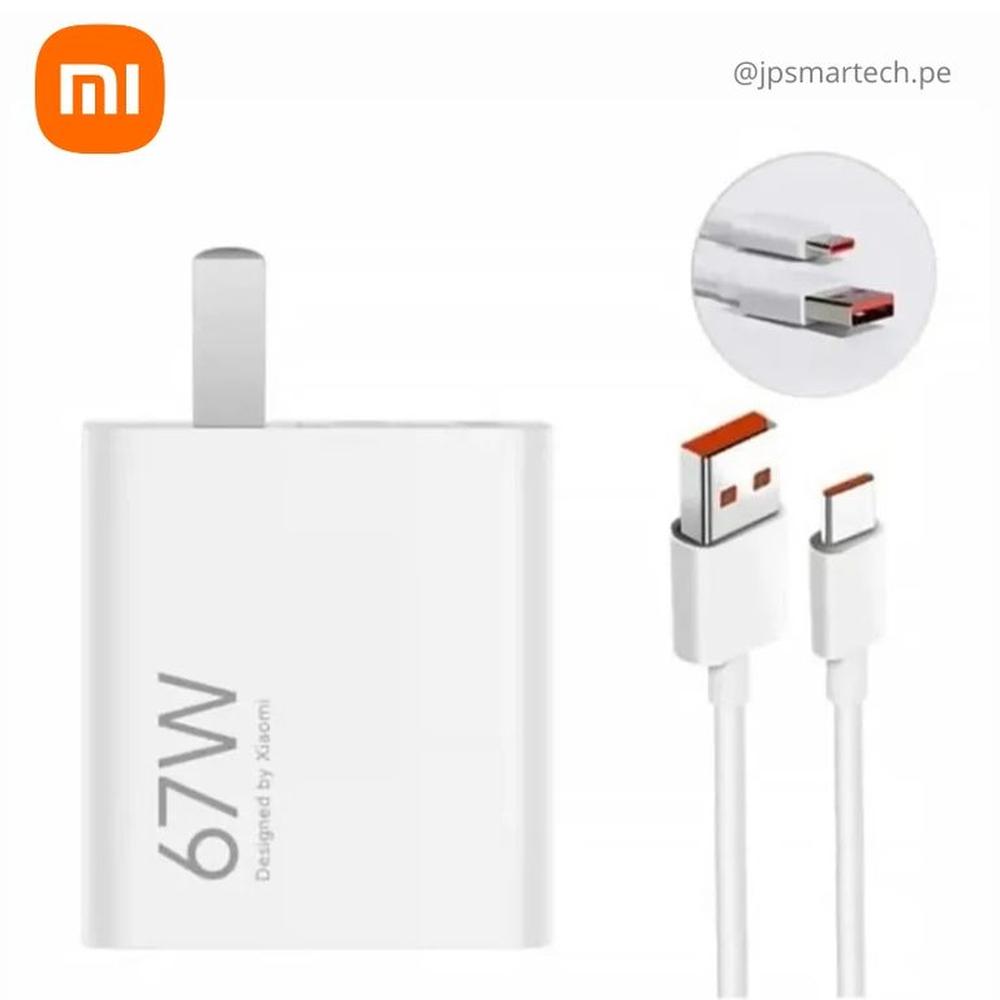 Cargador Original Xiaomi 67W - BLANCO