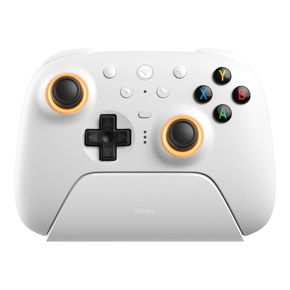Mando Inalámbrico Ultimate 2 8BitDo para PC con Windows Apple Steam y Android - Blanco