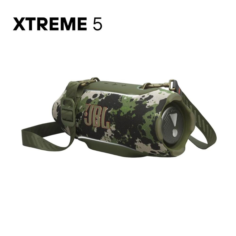 Parlante JBL Xtreme 5 con Iluminación ambiental y vinculación Auracast - Camuflado