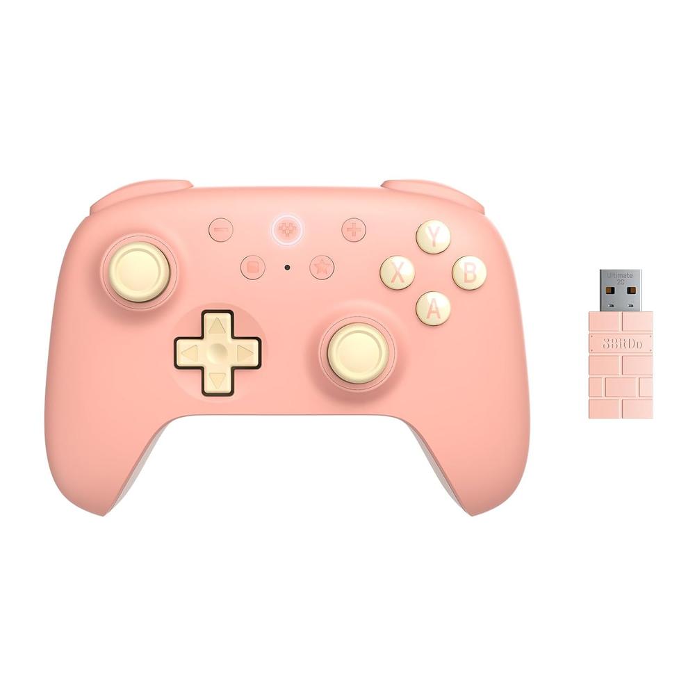 Mando Inalámbrico Ultimate 2C 8BitDo para PC - Durazno