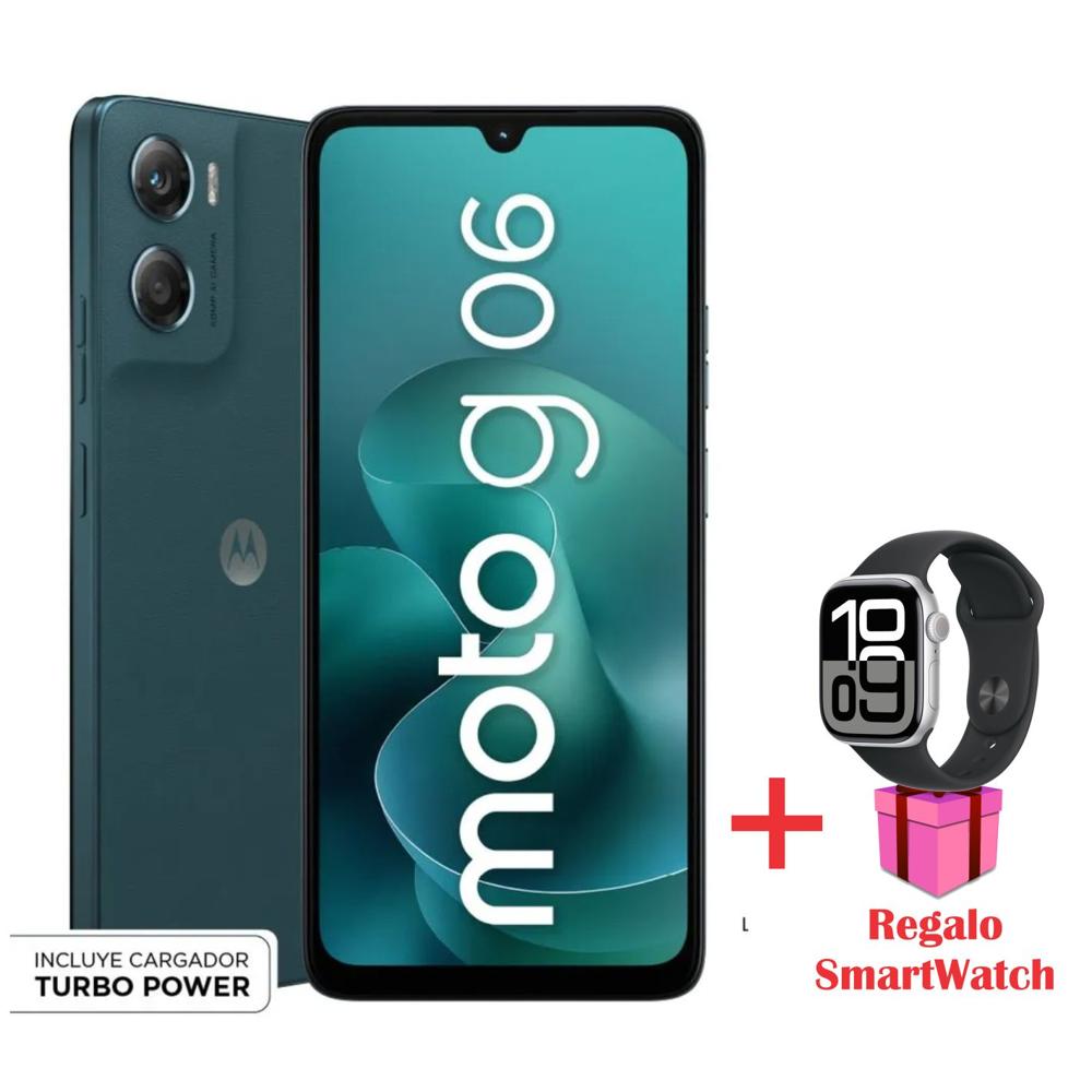 Celular Motorola Moto G06 4G 6.9 128GB 4GB RAM 50MP 8MP Azul