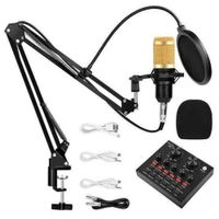 Micrófono Condensador Profesional Consola Tarjeta De Sonido Audio 645