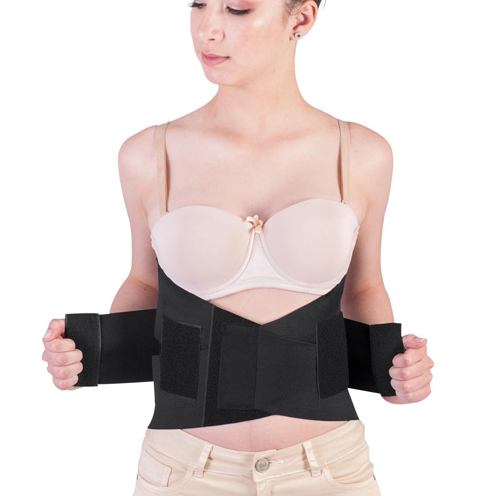 Faja para Soporte Lumbar Negra Rígida Talla S