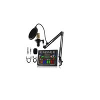 Micrófono conTarjeta de sonido PC Celular efectos para grabación 648