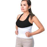 Faja para Soporte Lumbar Blanca Rígida Talla S