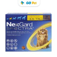 Antipulgas y Antiparasitario Nexgard Spectra S x 3 Tabletas 3.5 a 7.5 Kg