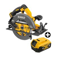 COMBO Dewalt: Sierra Circular 7-1/4"" 60V FLEXVOLT Brushless DCS578B + Batería 4.0 Ah 20V Xr + Cargador 12/20V