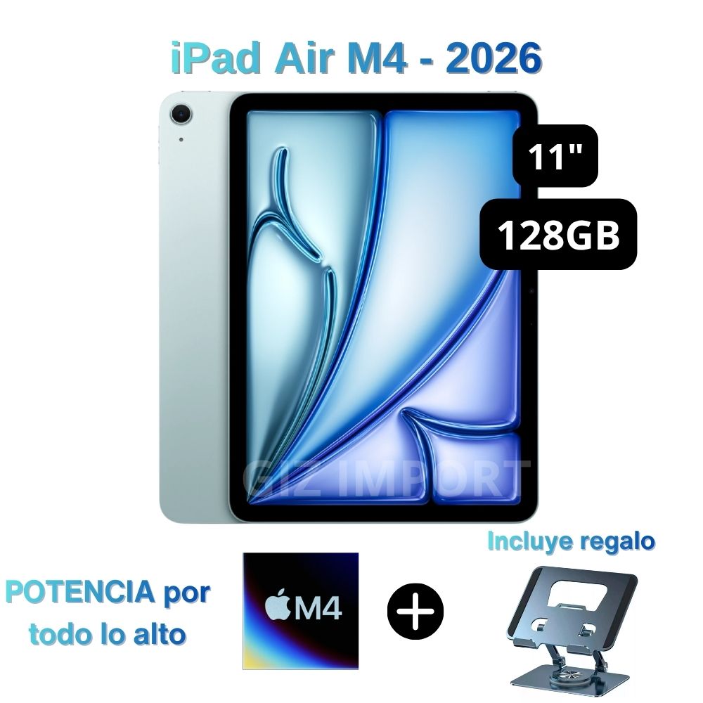 Combo iPad Air de 11'' Chip M4 WiFi 128GB Purple - Incluye de regalo un Soporte ajustable