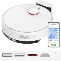 Robot Aspirador Xiaomi S40C  Potente succión de 5000pa Navegación láser LDS