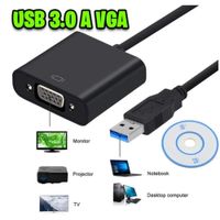 CONVERTIDOR  ADAPTADOR USB 3.0 A VGA FULL HD