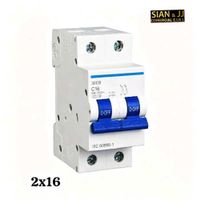 INTERRUPTOR TERMOMAGNETICO  2X16AMP 220V-415V MARCA CELUX