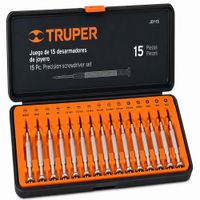 JUEGO CON 15 DESARMADORES DE JOYERO TRUPER