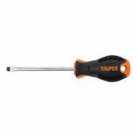 Truper Destornillador plano 1-4 x 6 profesional mango Comfort Grip