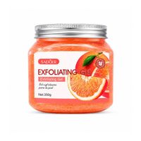 Gel Exfoliante Corporal Facial SADOER 350g Aloe Vera Sal Marina Vitamina E