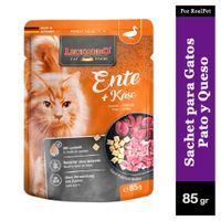 Sachet para Gato Leonardo sabor Pato y Queso 85 gr