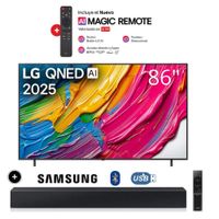 Televisor LG 86"" QNED Smart TV 4k ThinQ AI 86QNED80ASA  + Soundbar HW-B400F