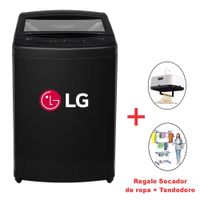Lavadora LG Turbodrum 19Kg WT190BVTB Carga Superior Negro