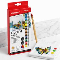 PINTURA DE TELA 12 COLORES
