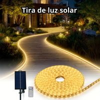 Manguera de Luces Solares 20M IP68 1280 LED para Decoración Exterior Bodas Fiestas y Eventos