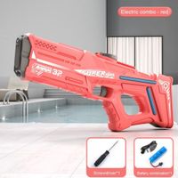 Pistola de agua electrica automatica W32 rojo
